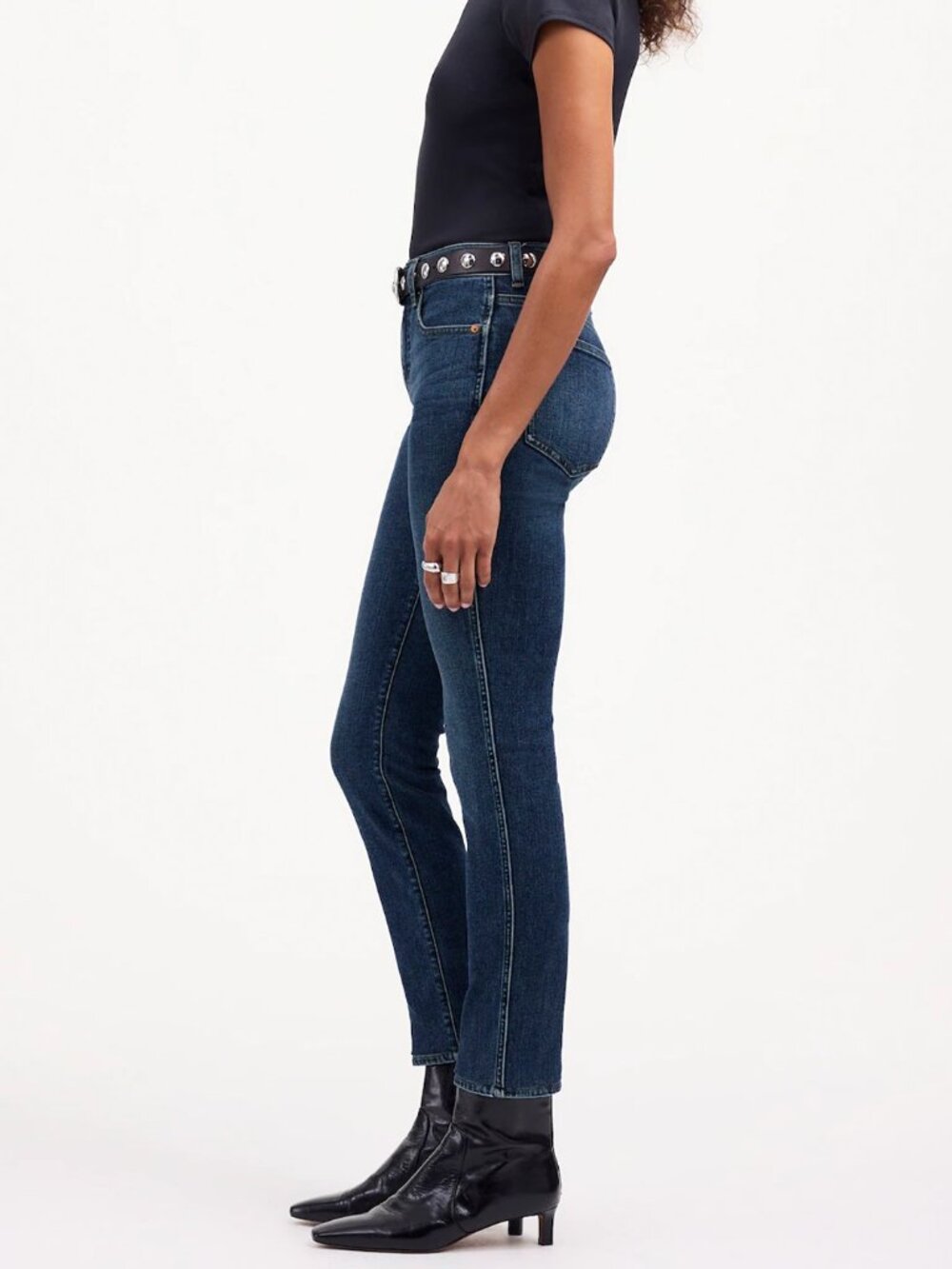 Madewell Stovepipe Jeans - Deming Wash - Size 24 - Picture 4 of 9
